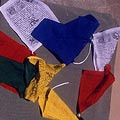 Hand-block Printing of Prayer Flags