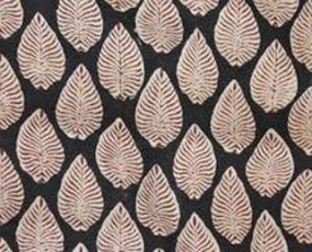 leaf-print-khadi-fabric