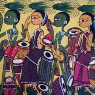 Jadupatua Scroll Painting of the Santhal Tribes of West Bengal – Asia InCH  – Encyclopedia of Intangible Cultural Heritage